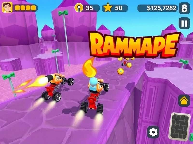 Jalebi Racing Rampage Game Screenshot